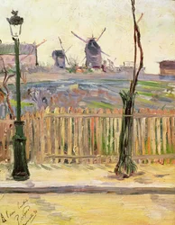 Wiatraki na Montmartre, 1884